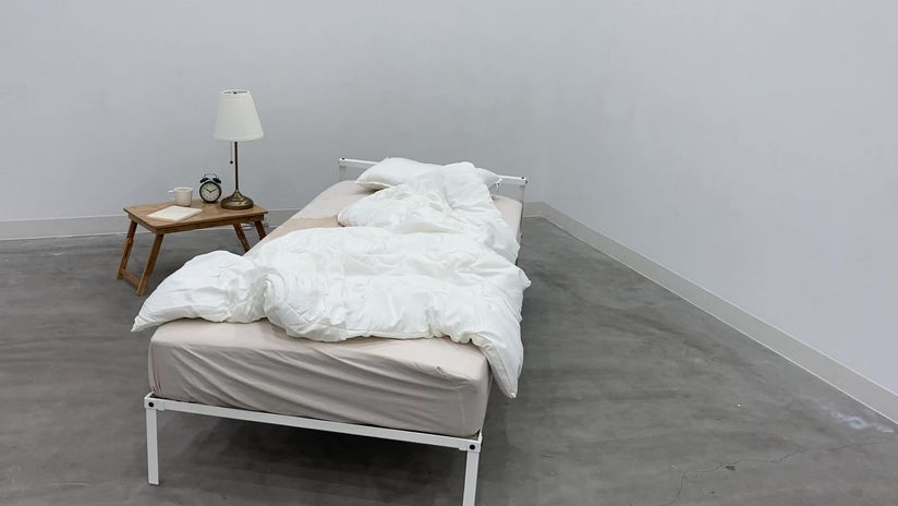 「bed remake」 秋田なな　ミクストメディア